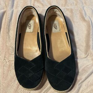 UGG Black flats in size 8.5